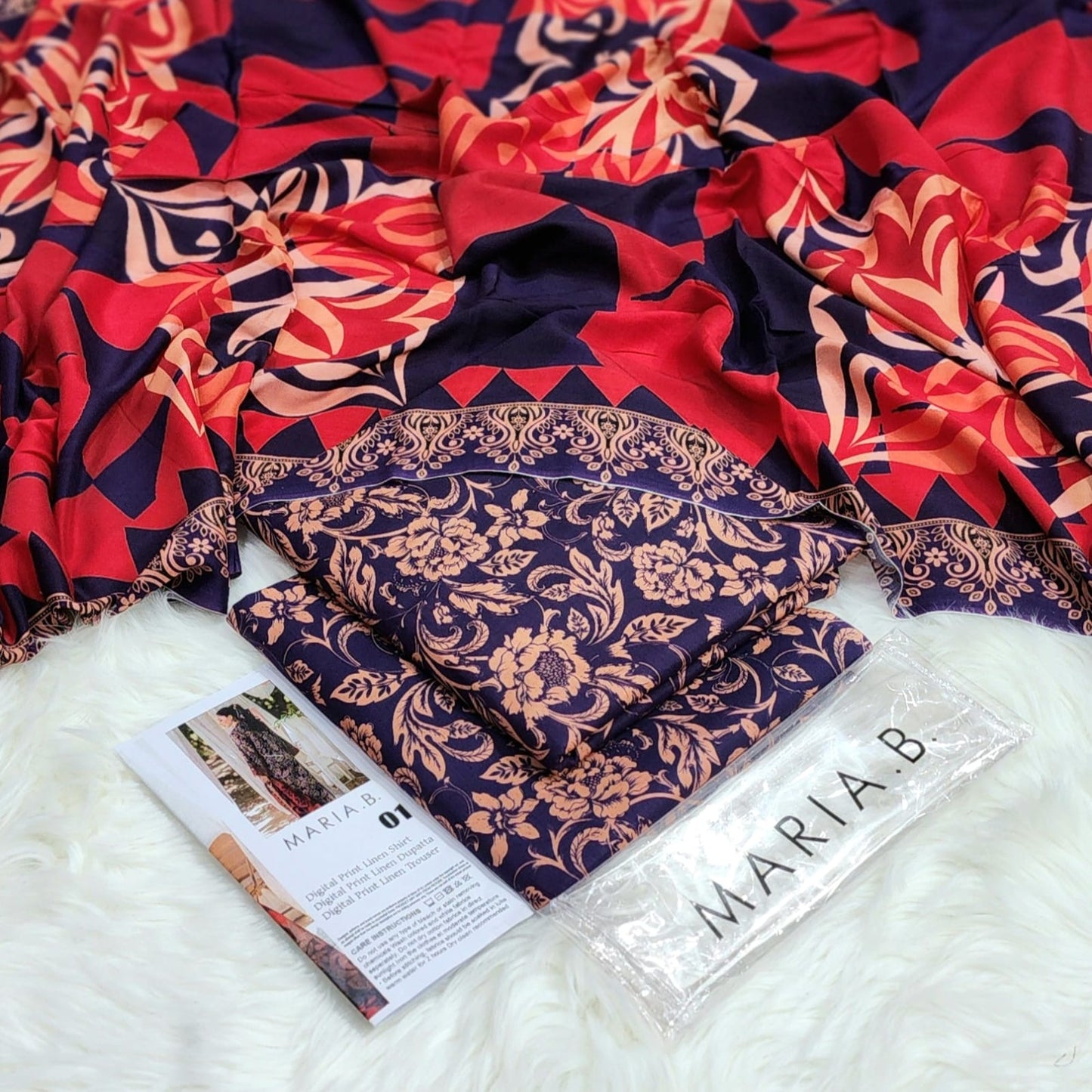 MARIA.B LINEN with LINEN Duppata