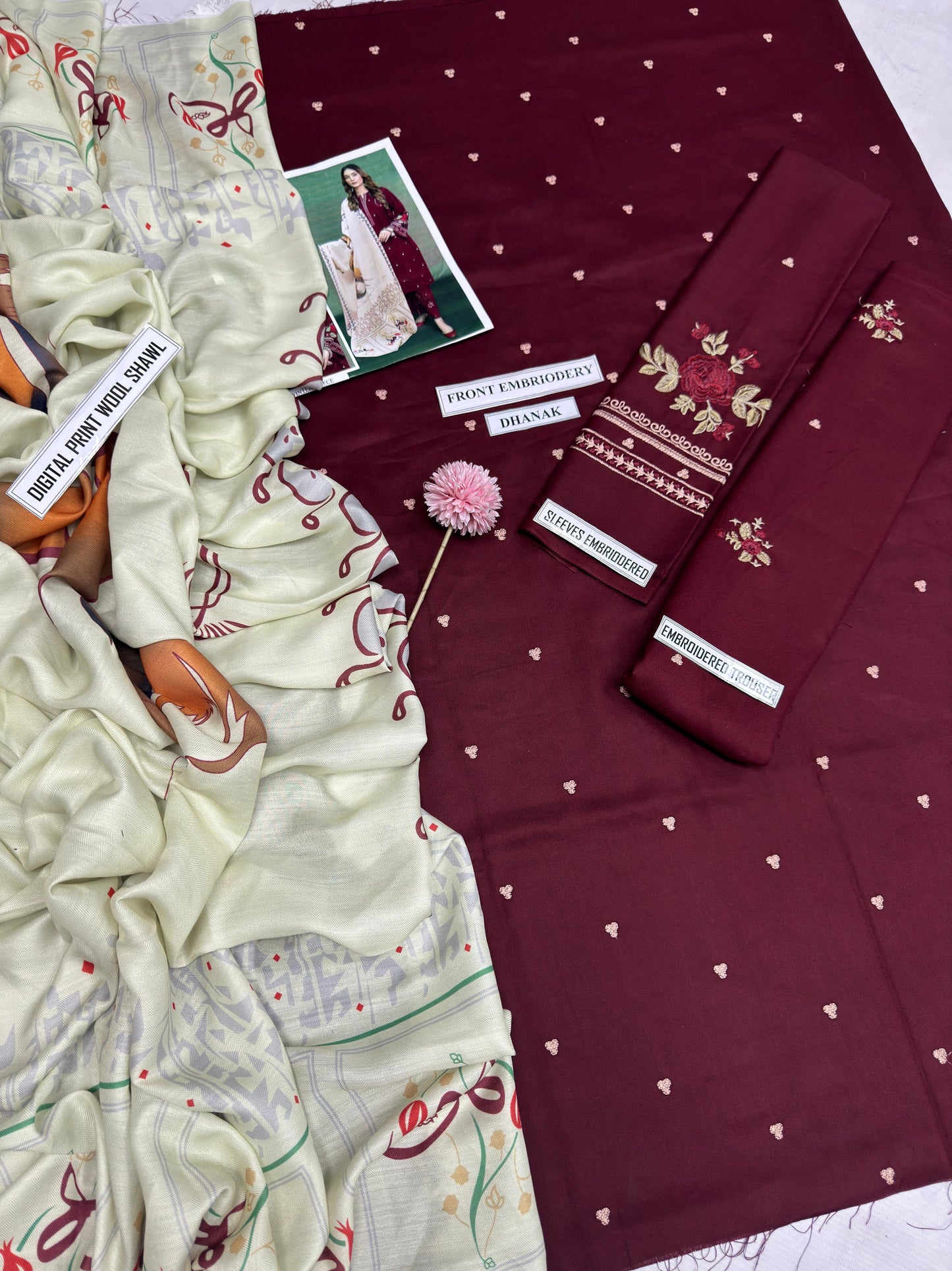 DHANAK 3 PC SUIT