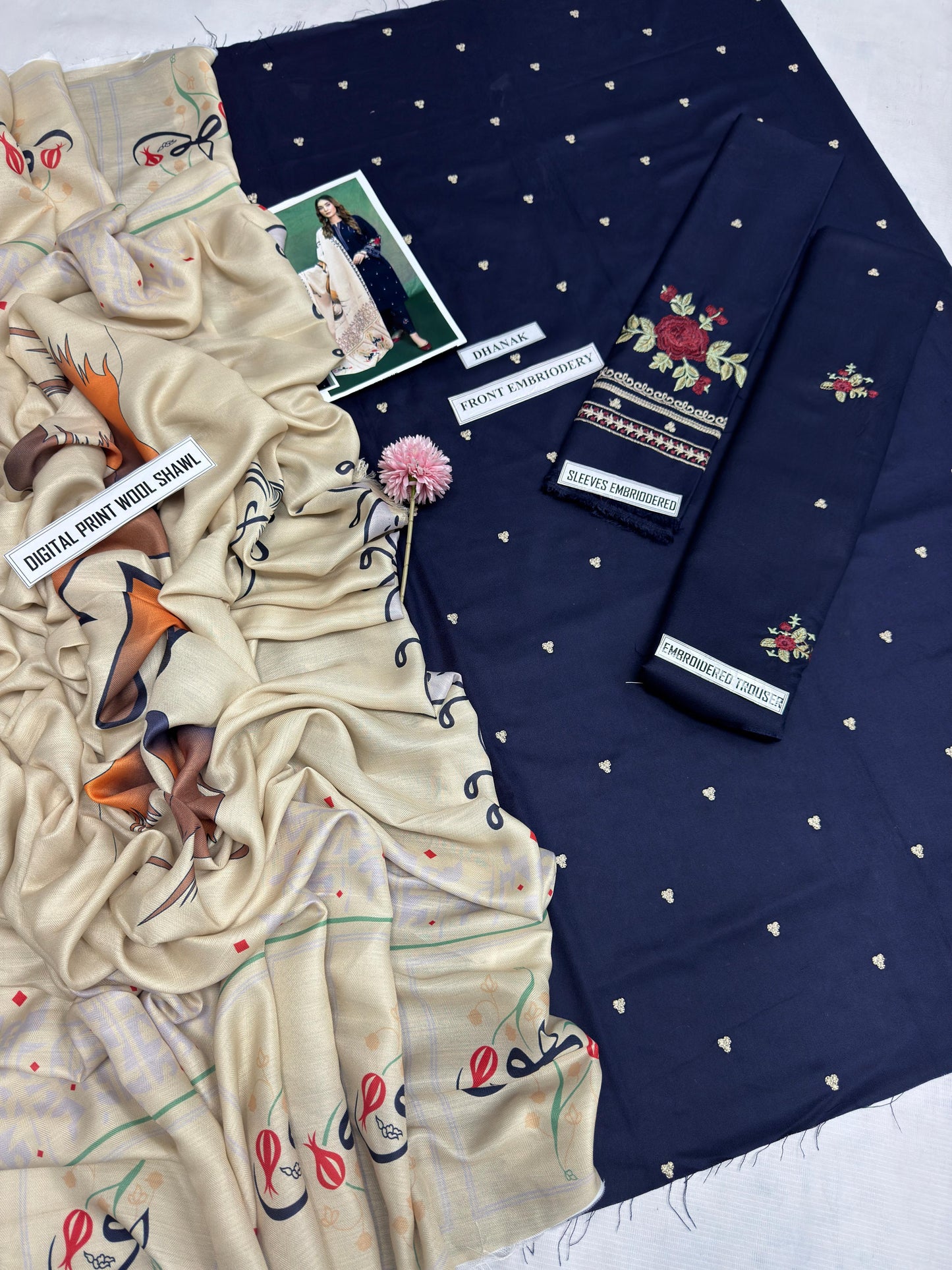 DHANAK 3PC SUIT
