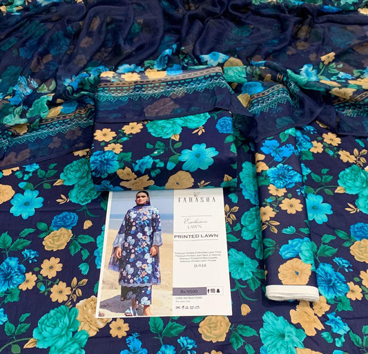 MARIA.B  with Shafoon Duppata 3pc Lawn Collection