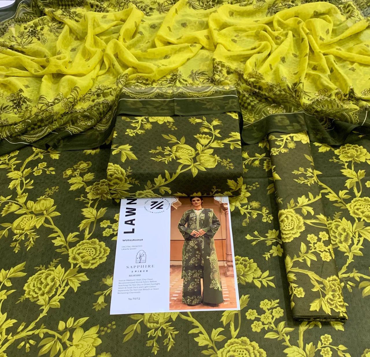 MARIA.B  with Shafoon Duppata 3pc Lawn Collection