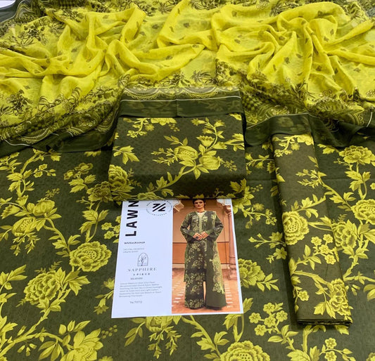 MARIA.B  with Shafoon Duppata 3pc Lawn Collection