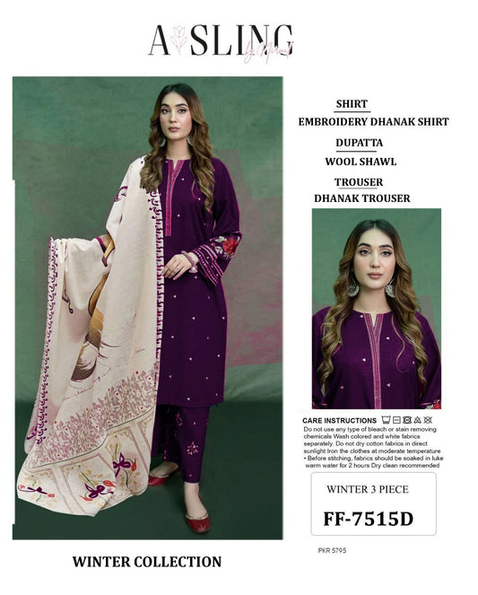DHANAK 3PC SUIT