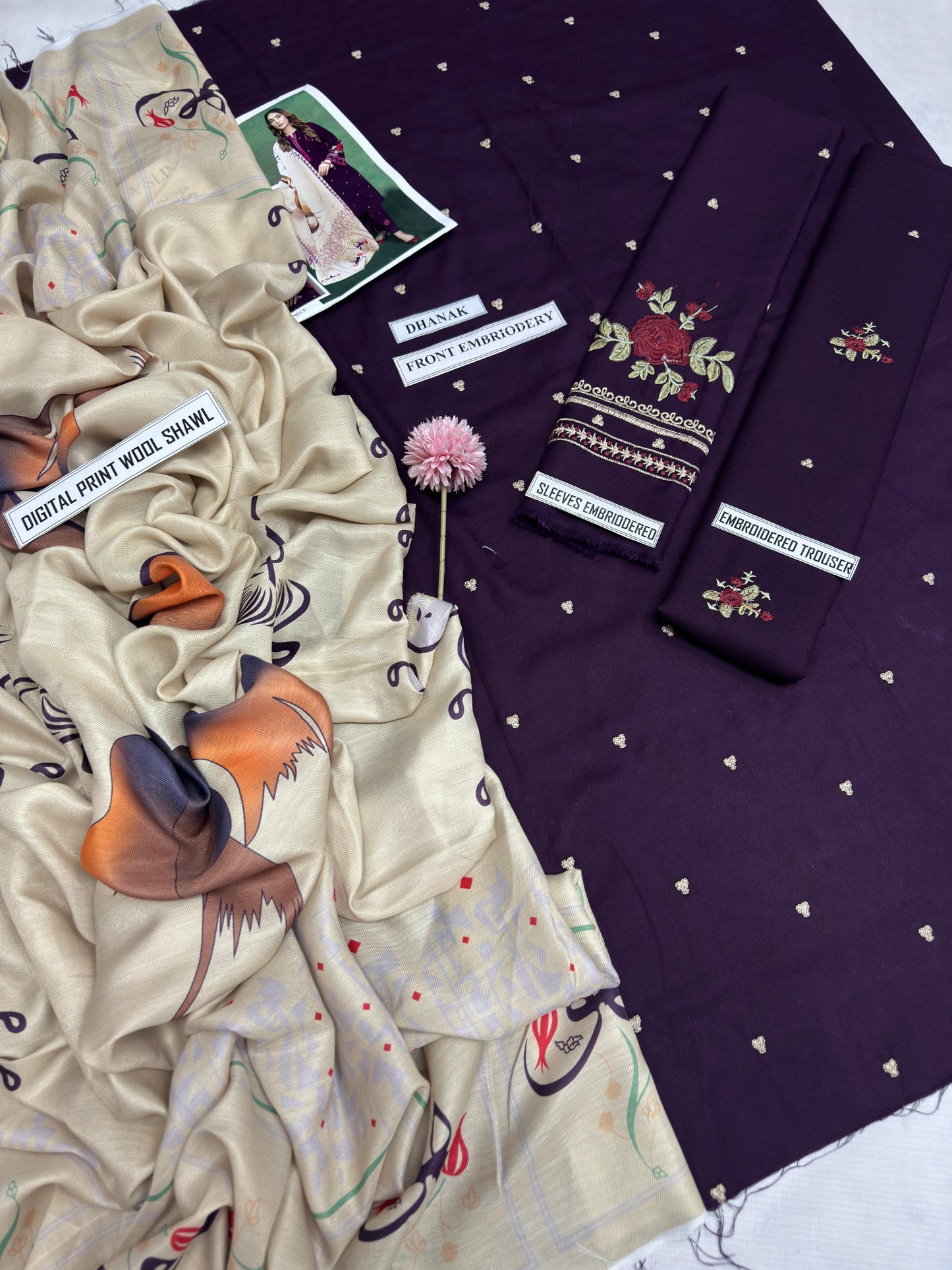 DHANAK 3PC SUIT