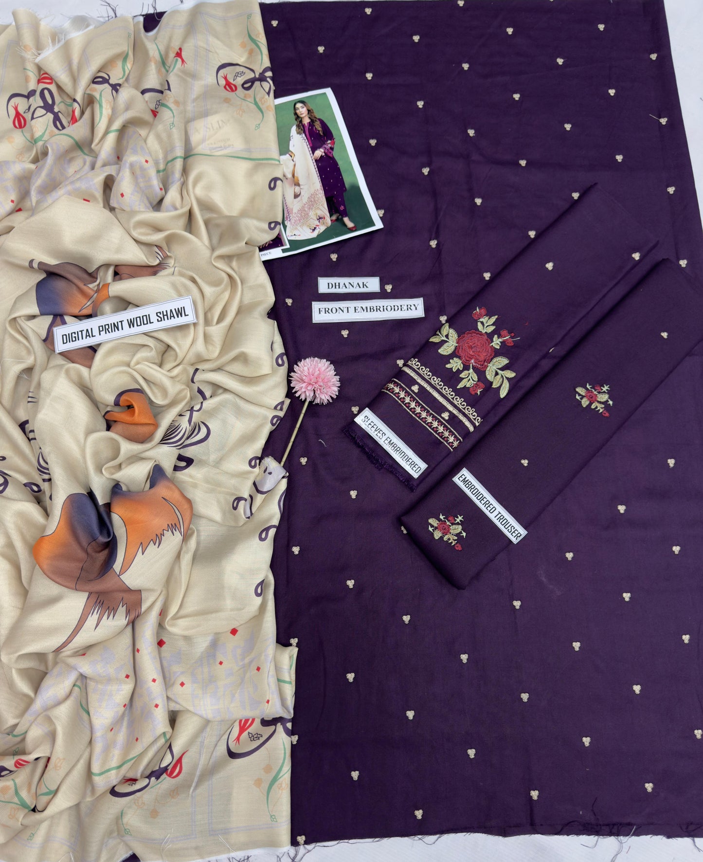 DHANAK 3PC SUIT