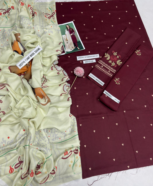 DHANAK 3 PC SUIT