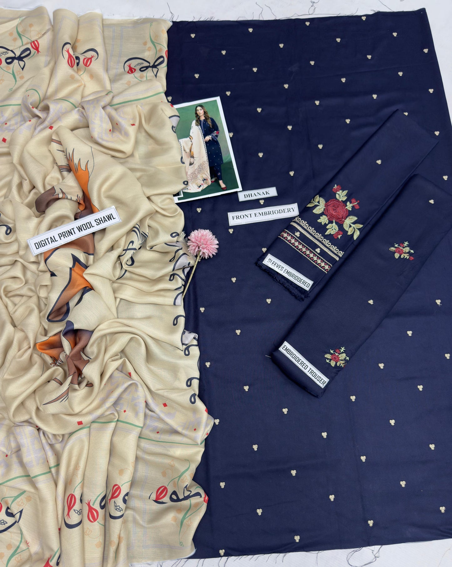 DHANAK 3PC SUIT